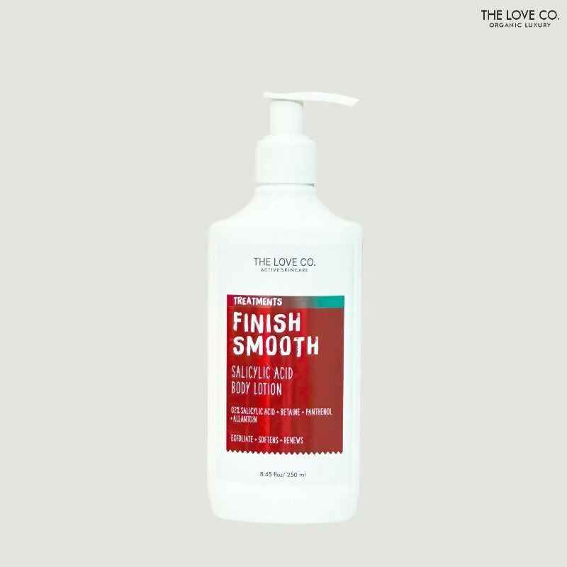 The Love Co. Finish Smooth Salicylic Acid Body Lotion | Grocsy