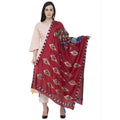 A R Silk Silk Peacock Multi Fancy Dupatta Color Mehroon Dupatta or Chunni | Grocsy