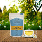 TEAFORA Simply Chamomile Herbal Tea | CAFFEINE-FREE | Calming & Relaxing Chamomile Sleep Tea | 100% NATURAL | Brew Hot or Iced Tea | Grocsy