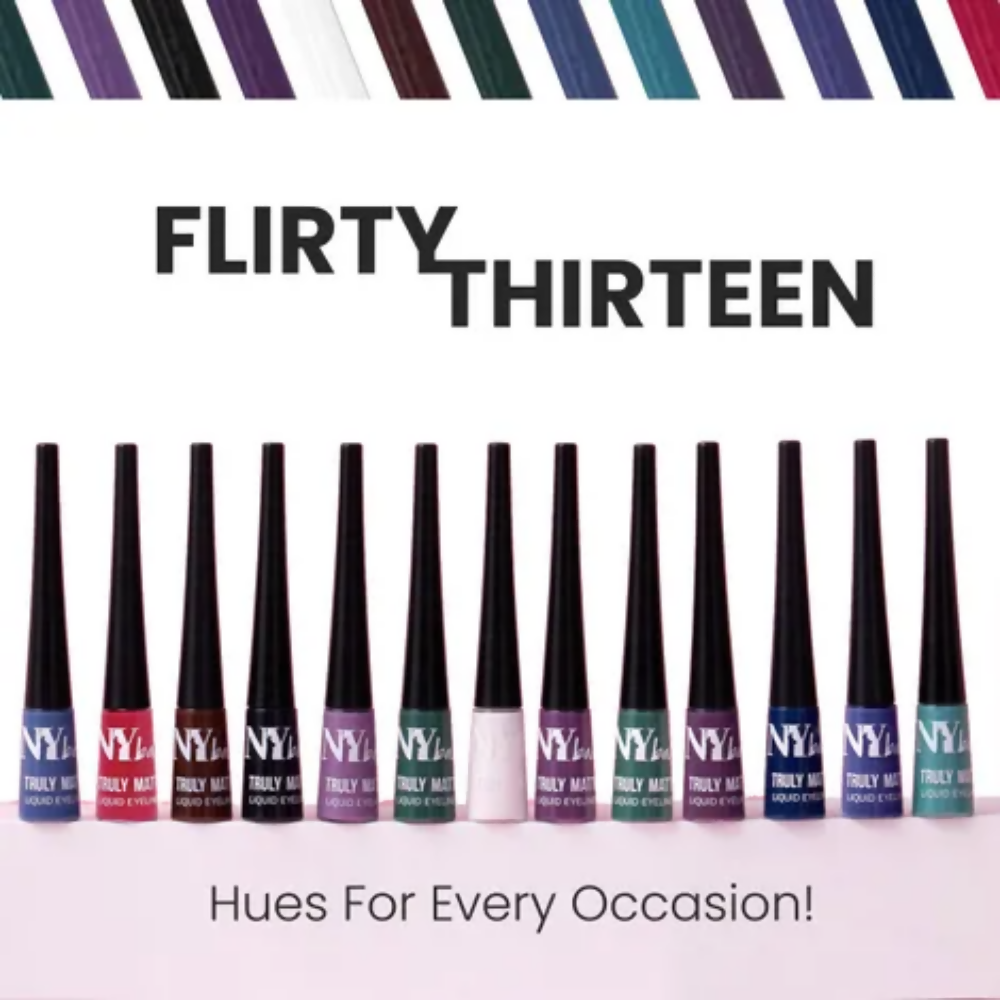 NY Bae Truly Matte Liquid Eyeliner - Bold Black | Grocsy