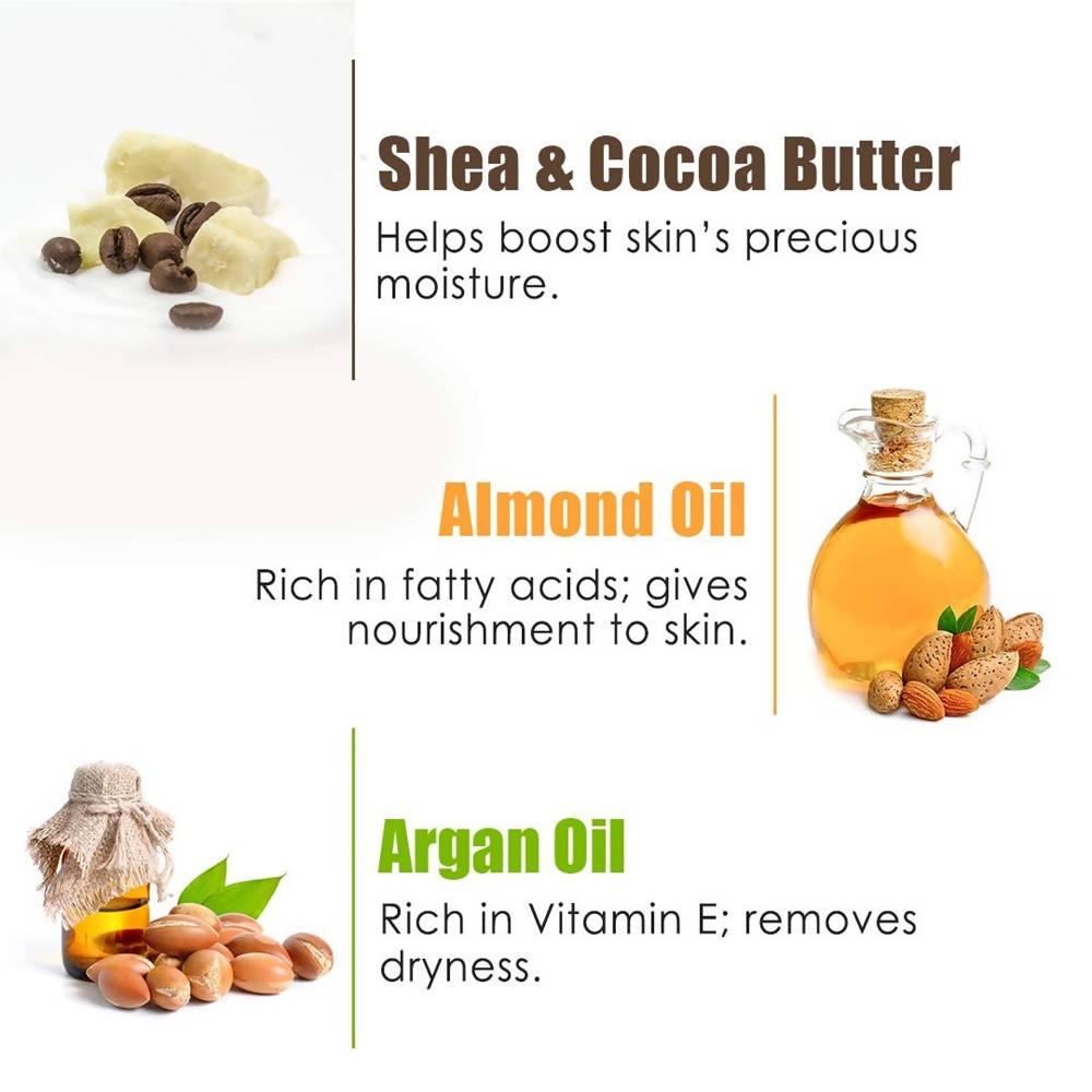 Wow Skin Science Shea Butter and Cocoa Butter Moisturizing Body Lotion | Grocsy