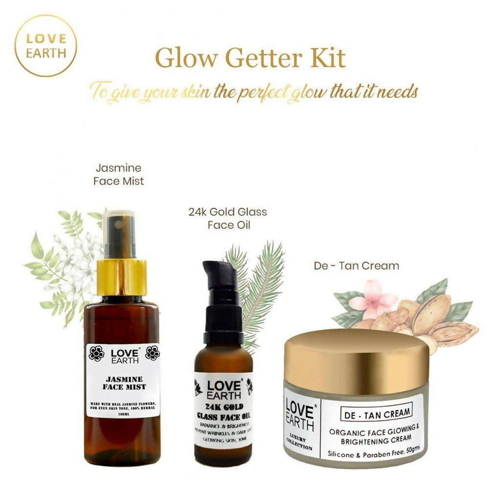 Love Earth Glow Getter Kit – Face Glow | Grocsy