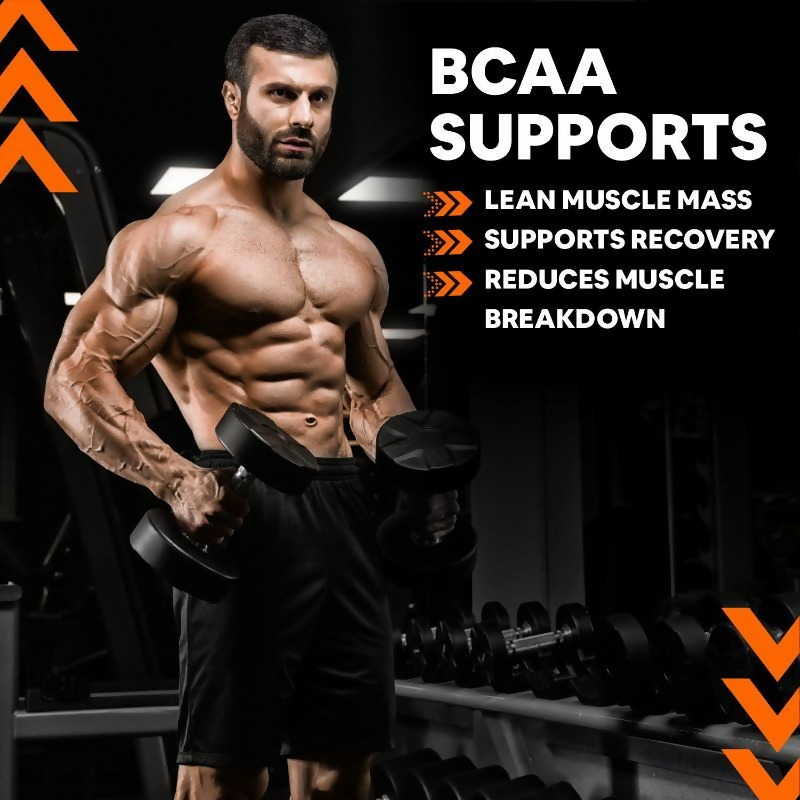 Carbamide Forte BCAA Powder With 2:1:1 Ideal Ratio - Orange Flavour | Grocsy