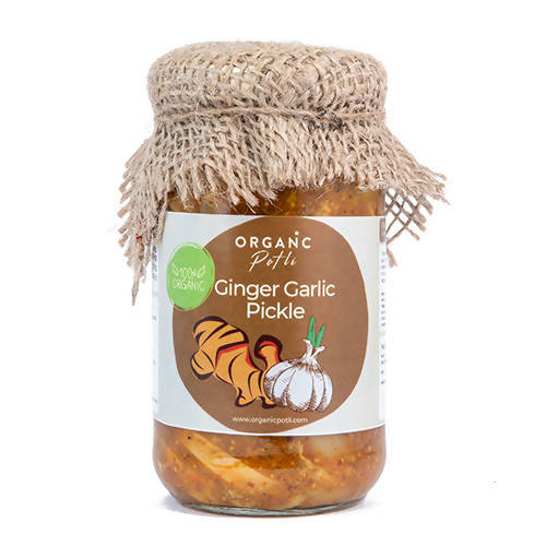 Organic Potli Ginger Garlic Pickle | Grocsy