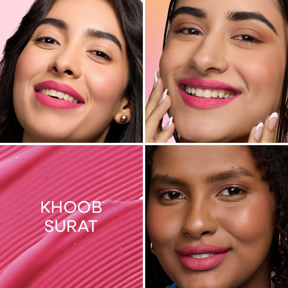Nykaa Matte To Last ! Transferproof Liquid Lipstick - Khoob - Surat - 09 | Grocsy