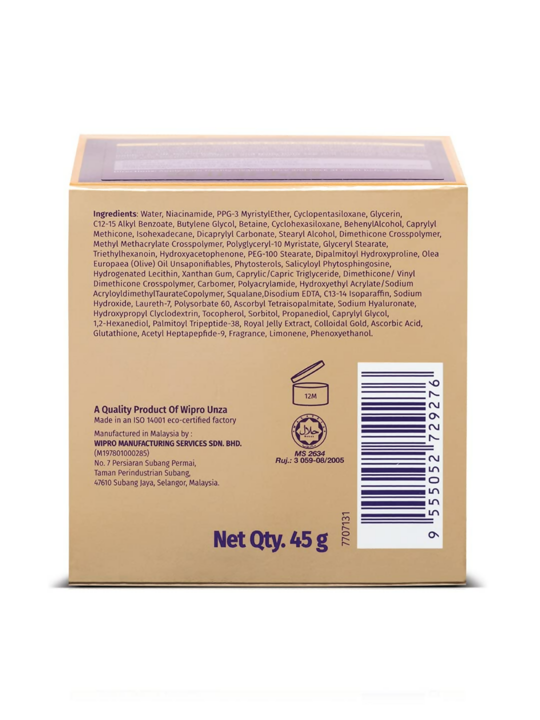 Rania Night Cream with Vitamin C, 24K Gold, Niacinamide | Grocsy