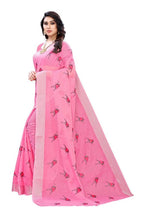 Vamika Pink Chanderi Designer Saree (SERIN PINK) | Grocsy