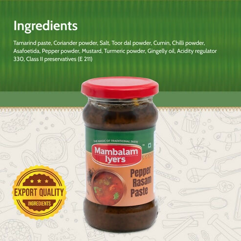 Mambalam Iyers Pepper Rasam Paste | Grocsy