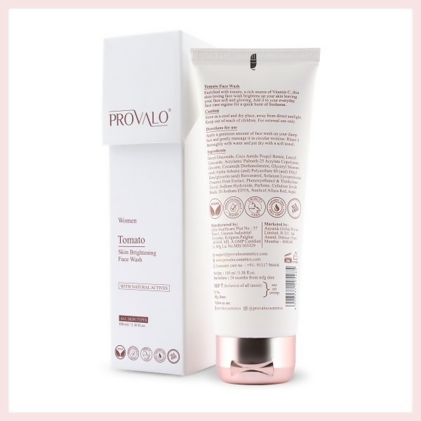 Provalo Tomato Skin Brightening Face Wash For Women | Grocsy
