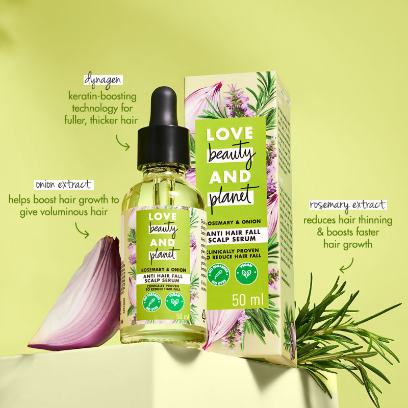 Love Beauty And Planet Onion & Rosemary Anti Hairfall Scalp Serum | Grocsy