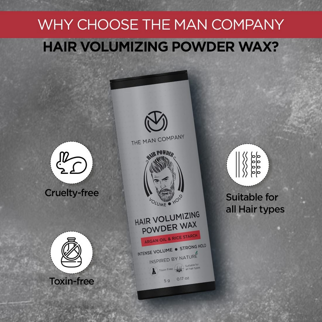 The Man Company Hair Volumizing Powder Wax | Grocsy