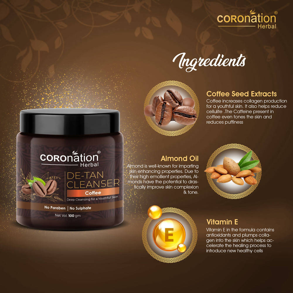 Coronation Herbal Coffee De-Tan Cleanser | Grocsy