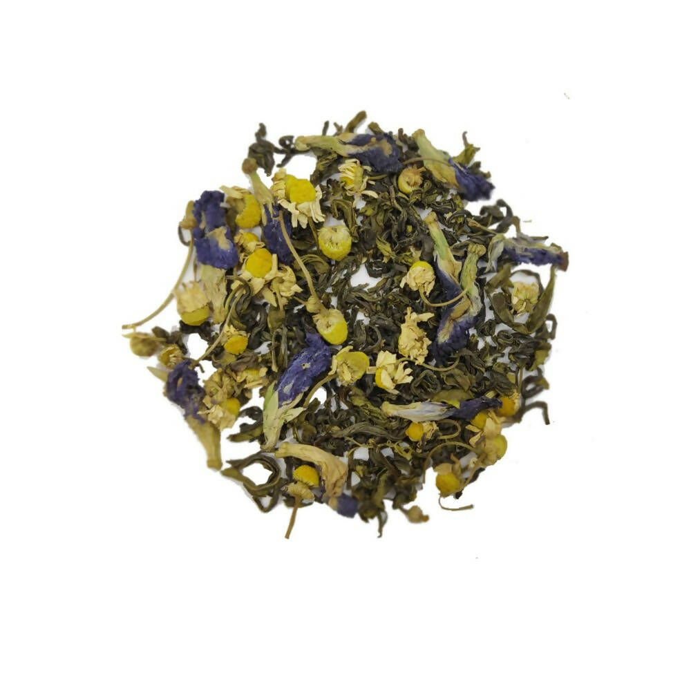 Tea Sense Blue Chamomile Green Tea | Grocsy
