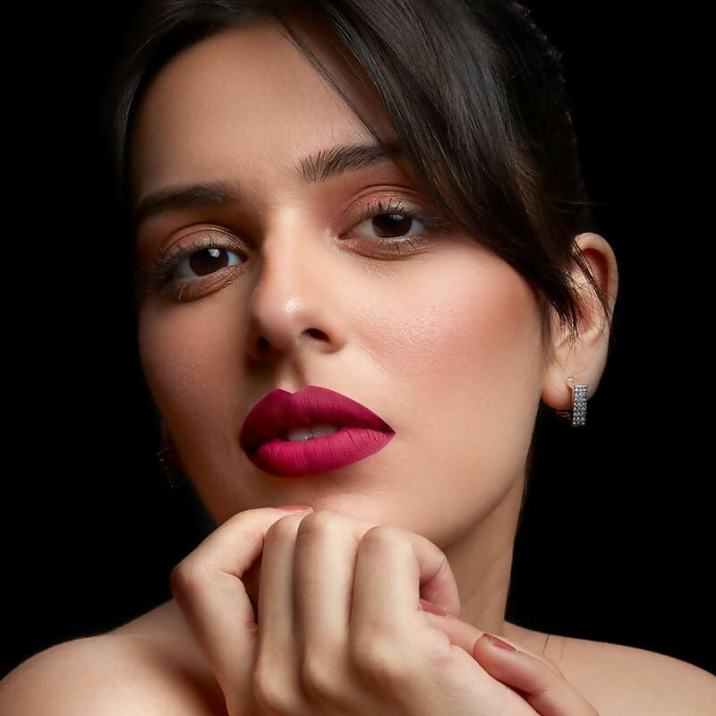 Pilgrim Liquid Matte Lipstick with Hyaluronic Acid - Pink Climax | Grocsy