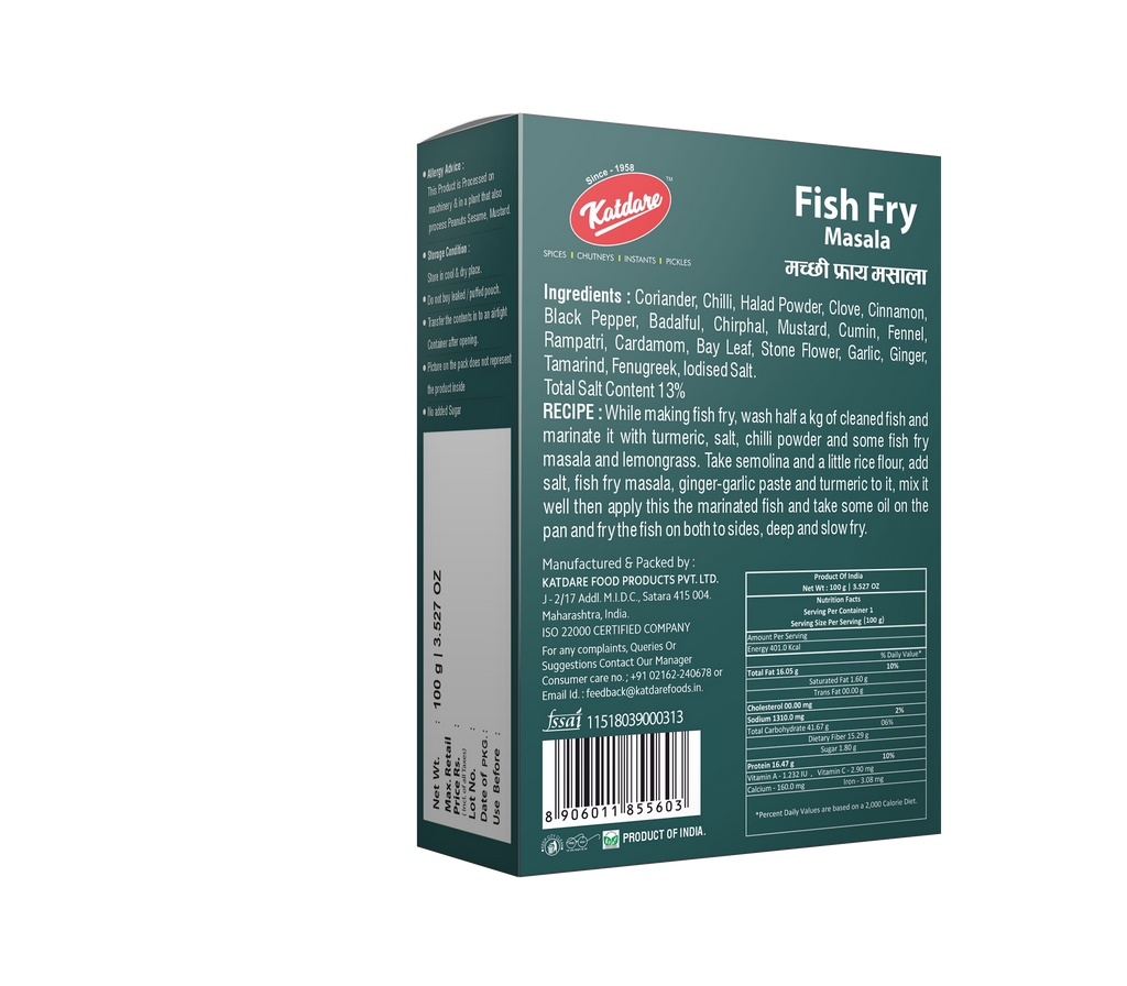 Katdare Foods Fish Fry Masala