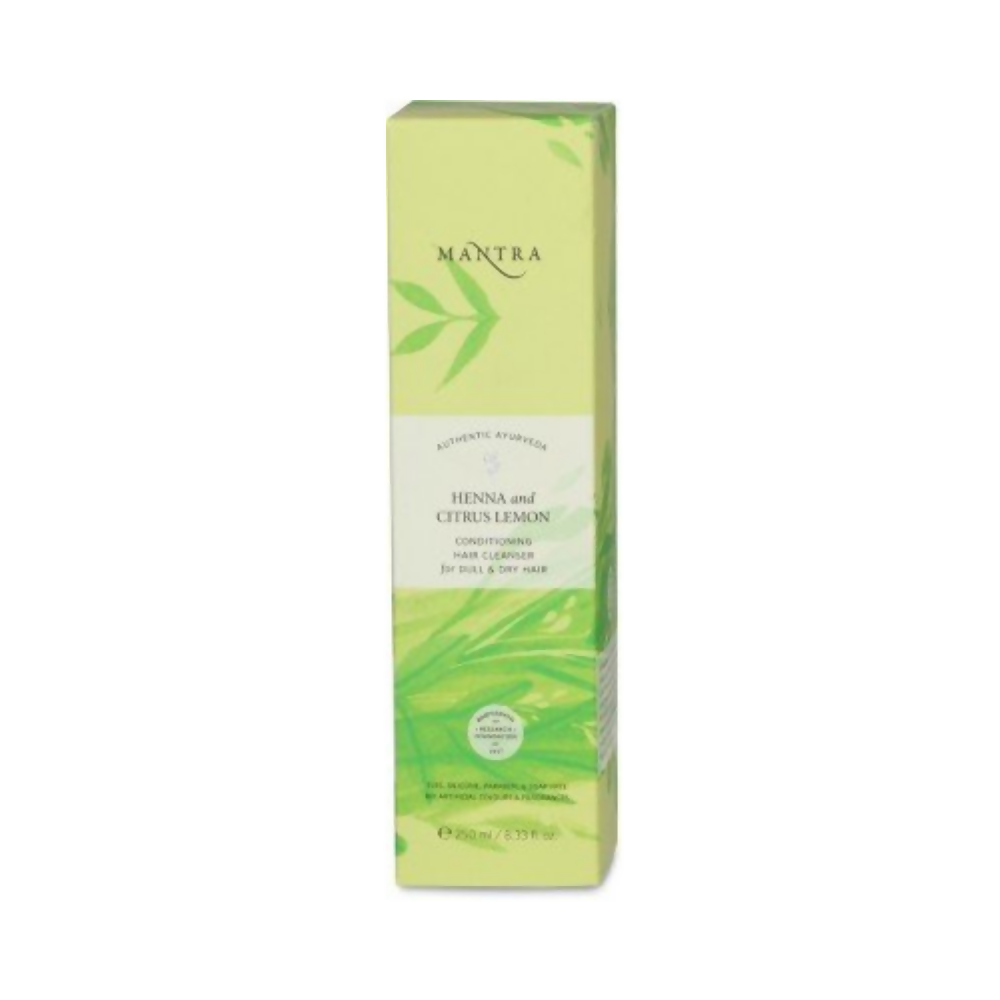 Mantra Herbal Henna and Citrus Lemon Conditioning Hair Cleanser For Dull & Dry Hair | Grocsy