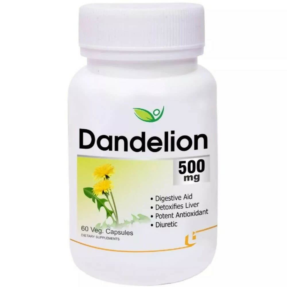 Biotrex Dandelion 500mg Veg Capsules | Grocsy