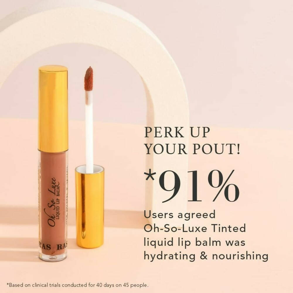 Ras Luxury Oils Oh-So-Luxe Liquid Lip Balm Nude Brown | Grocsy