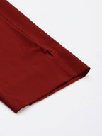 Janasya Women Maroon Kurta with Trousers & With Dupatta | Grocsy