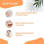 NutriGlow NATURAL'S Vitamin C Lightening Body Yogurt, Moisturize Skin, Deep Nourishing | Grocsy