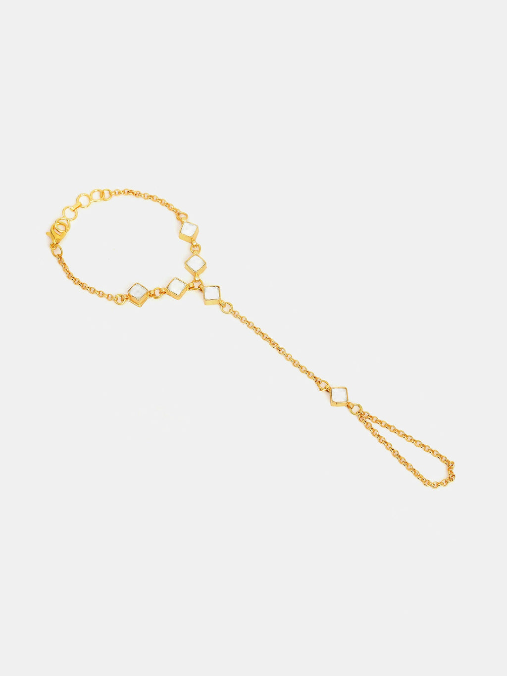 Ruby Raang Kundan Haath Phool | Grocsy