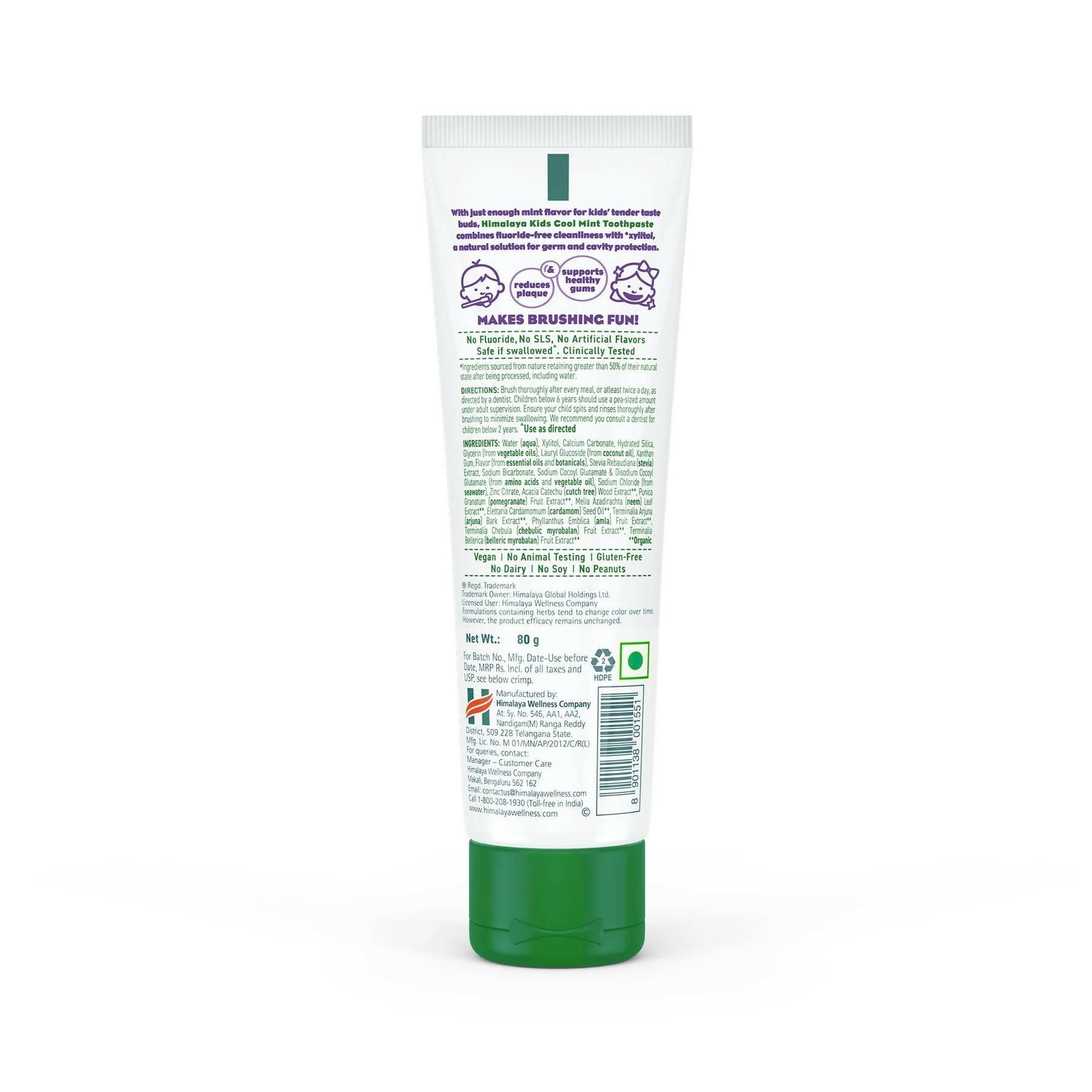 Himalaya Kids Cool Mint Toothpaste | Grocsy