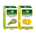 VedicAyurveda Henna Leaf Powder and Lemon Powder | Grocsy