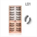 Bronson Professional Eyelash Set 3d False Long And Natural Eye Makeup - L01 | Grocsy