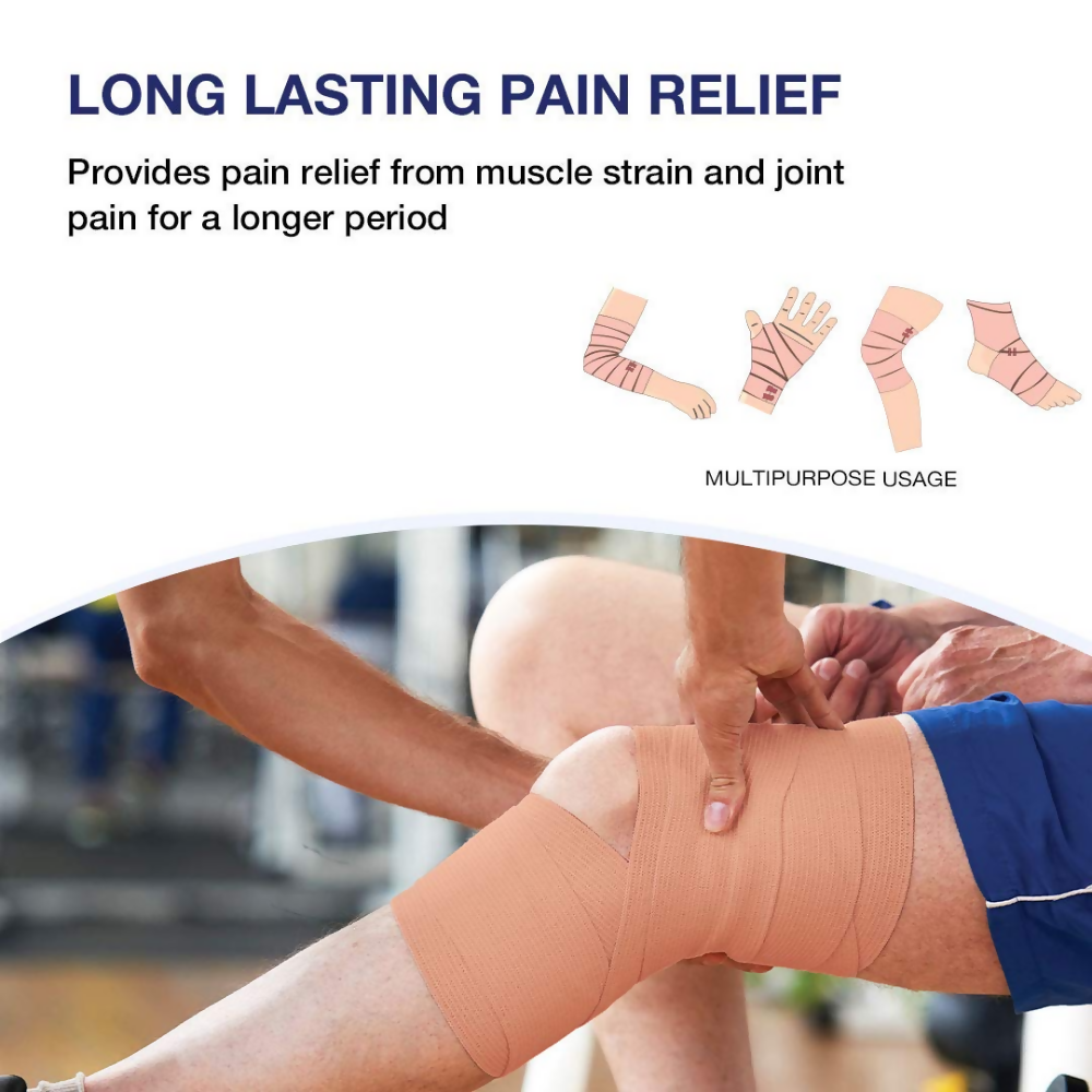 Hansaplast Soft Cotton Crepe Bandage For Pain Relief - Elastic | Grocsy