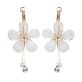 Trendoo Jewelry Gold-Polished Stylish Fancy Party Wear Beige Drops | Grocsy