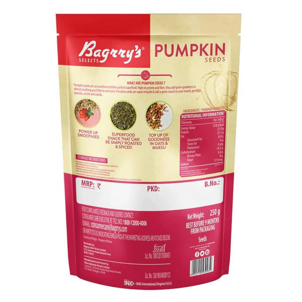 Bagrry's Pumpkin Seeds | Grocsy