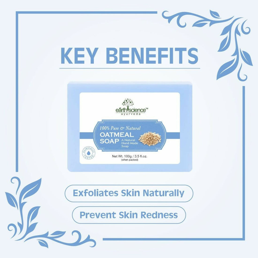 Earth Science Ayurveda Oat Meal Bath Soap | Grocsy