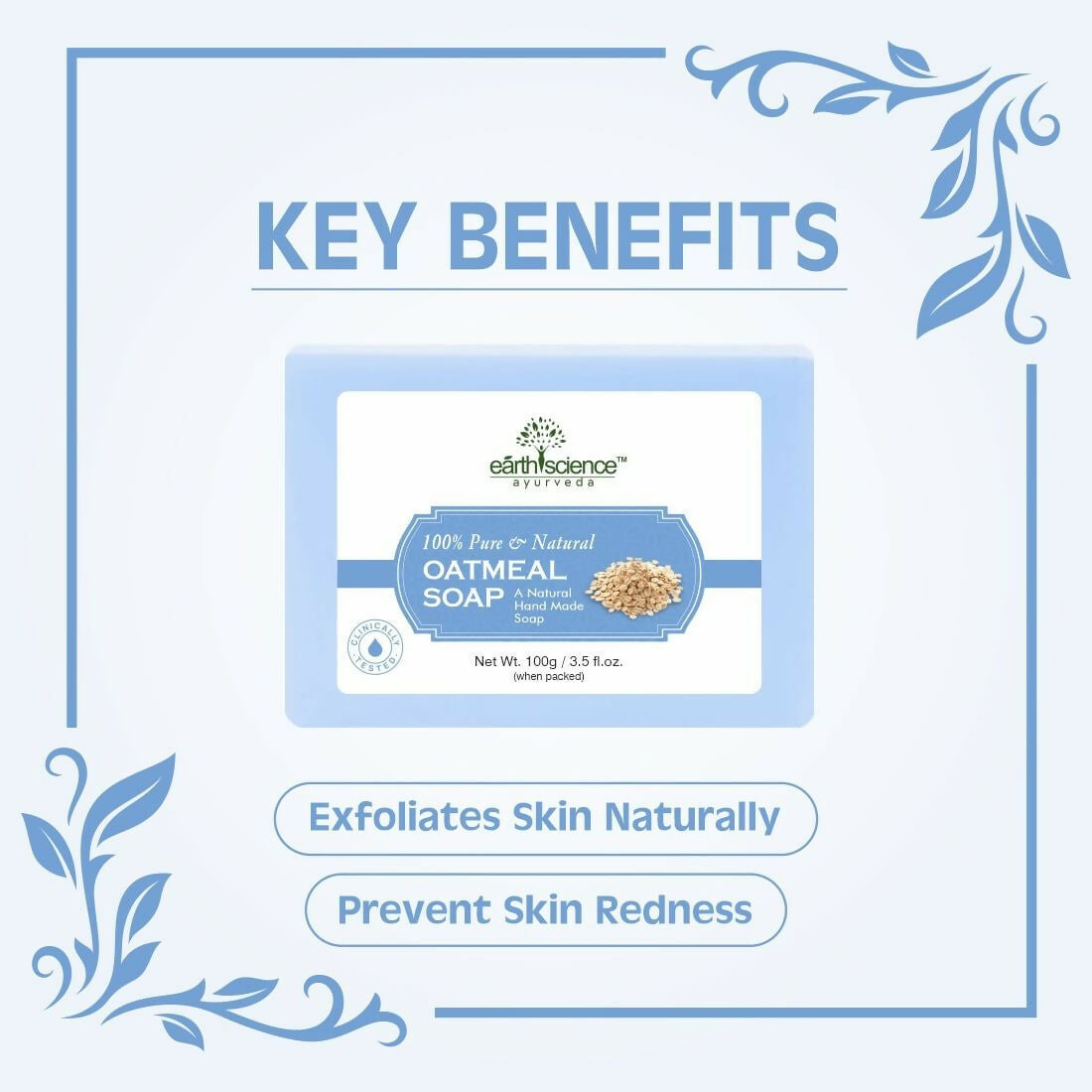 Earth Science Ayurveda Oat Meal Bath Soap | Grocsy