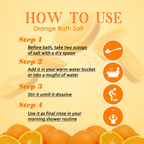 VedicAyurveda Orange Bath Salt | Grocsy