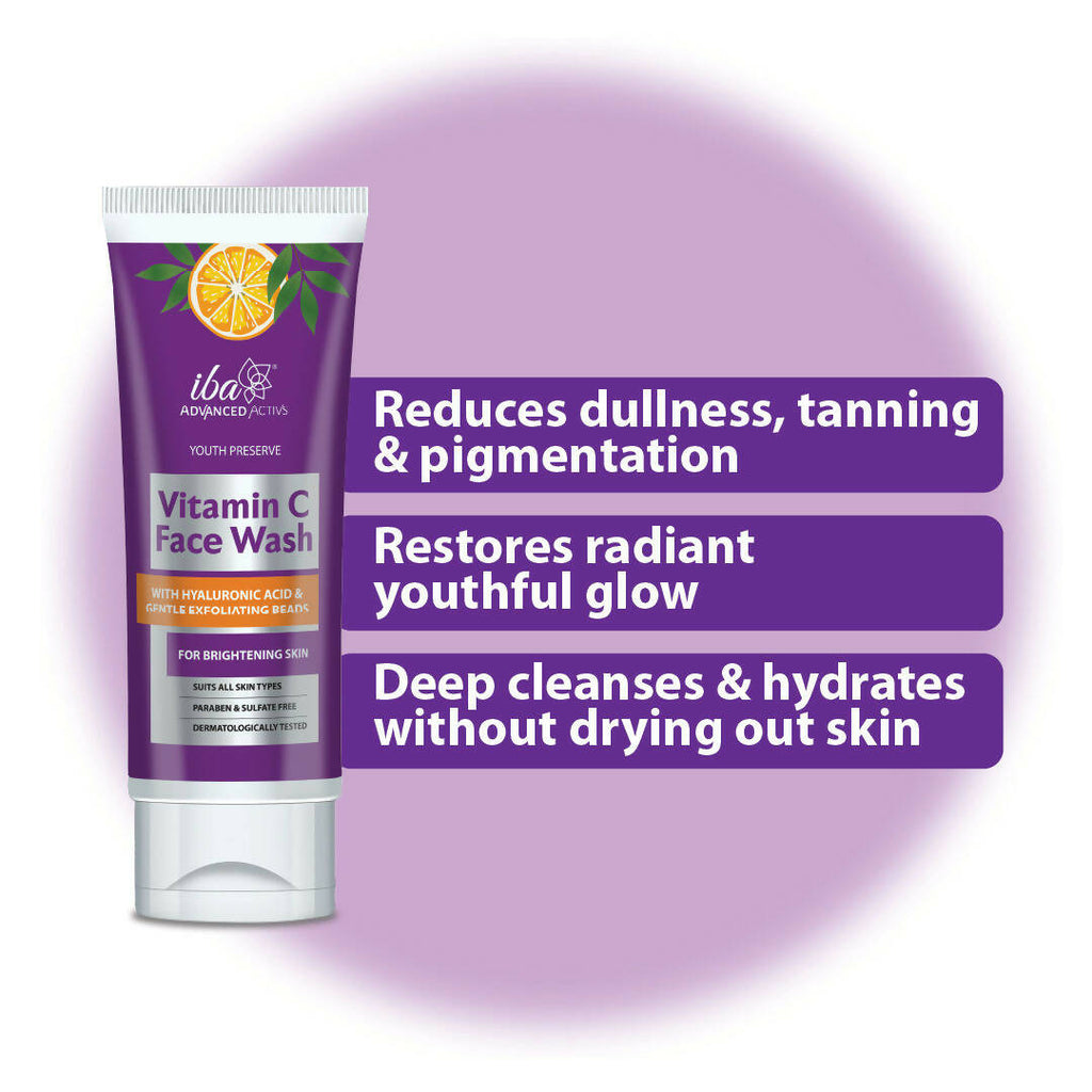 Iba Advanced Activs Youth Preserve Vitamin C Face Wash | Grocsy