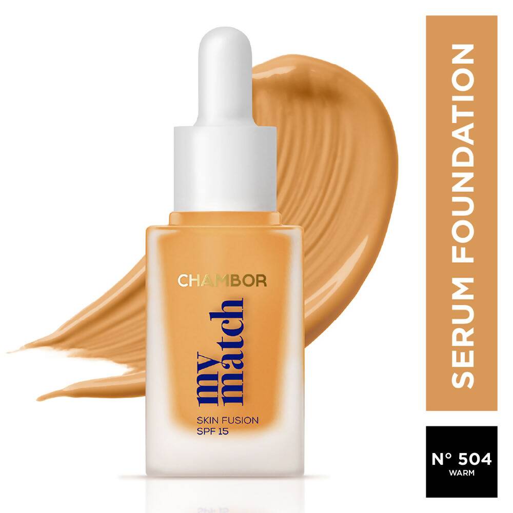 Chambor My Match SPF 15 Skin Fusion Serum Foundation - 504 Warm | Grocsy