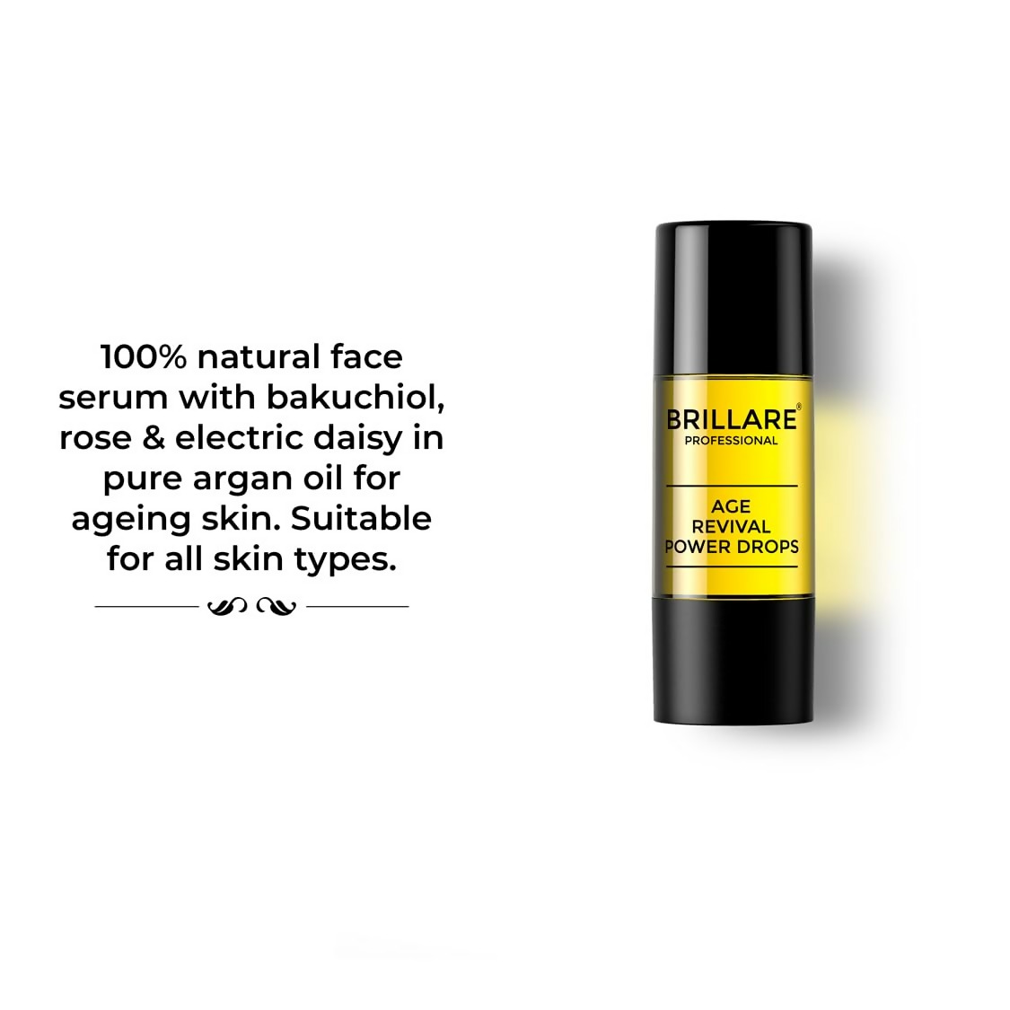 Brillare Age Revival Power Drops 100% Natural Face Serum With Aragn Oil | Grocsy