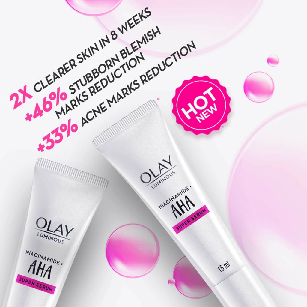 Olay Aha & Niacinamide Super Serum | Grocsy