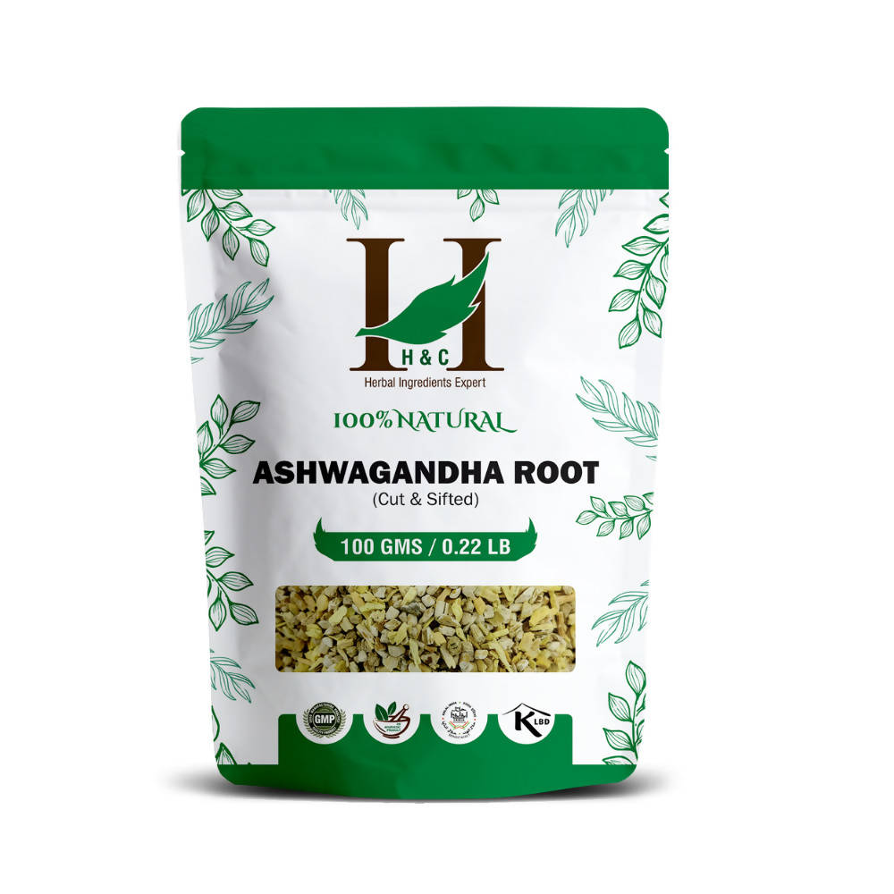 H&C Herbal Ashwagandha Roots Cut & Shifted Herbal Tea Ingredient | Grocsy