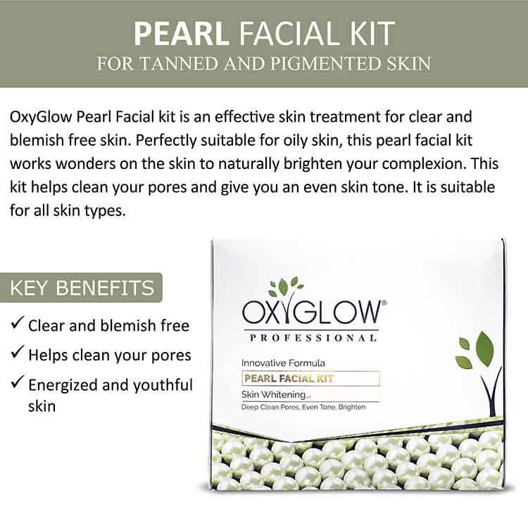 Oxyglow Herbals Pearl Facial Kit | Grocsy