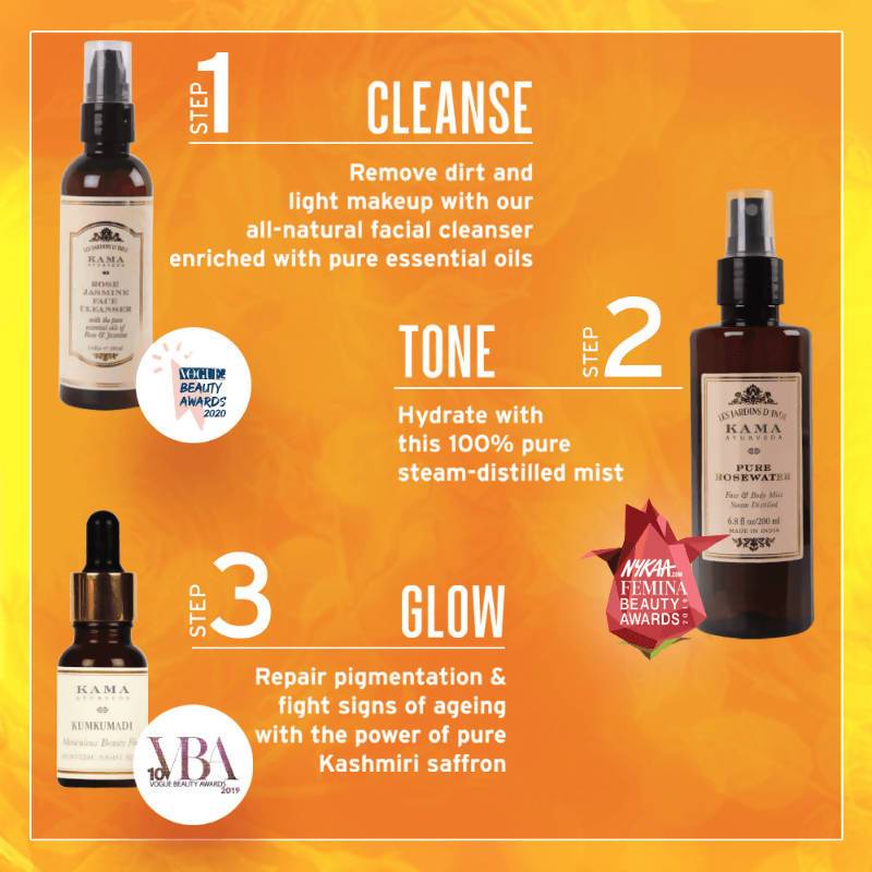 Kama Ayurveda Anti-Ageing Skincare Regime | Grocsy