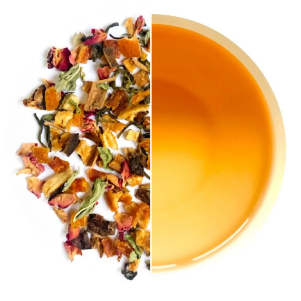 Tassyam Organics Orange Candy Green Tea | Grocsy