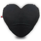 Indigifts Valentine Gifts Micro Satin Fibre Heart Shape Printed Cushion (Red Color) | Grocsy
