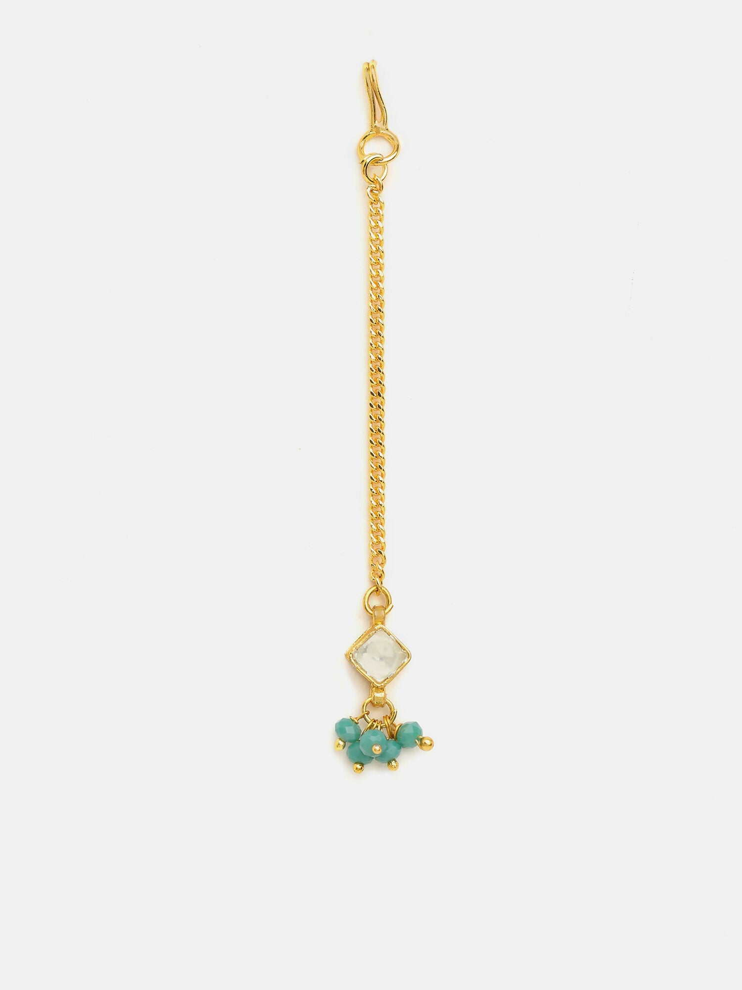Ruby Raang Minimalist Maang Tikka | Grocsy