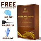 Samisha Brown Hair Colour Powder – Original & Organic Natural Brown | Grocsy