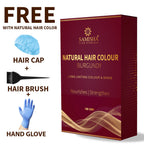 Samisha Burgundy Hair Colour Powder – Original & Organic Reddish Brown | Grocsy