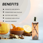 Jagat Pharma Hair Oil for Dense, Strong & Smooth Hair | Infused With 10 Powerful Ayurvedic Herbs | Grocsy