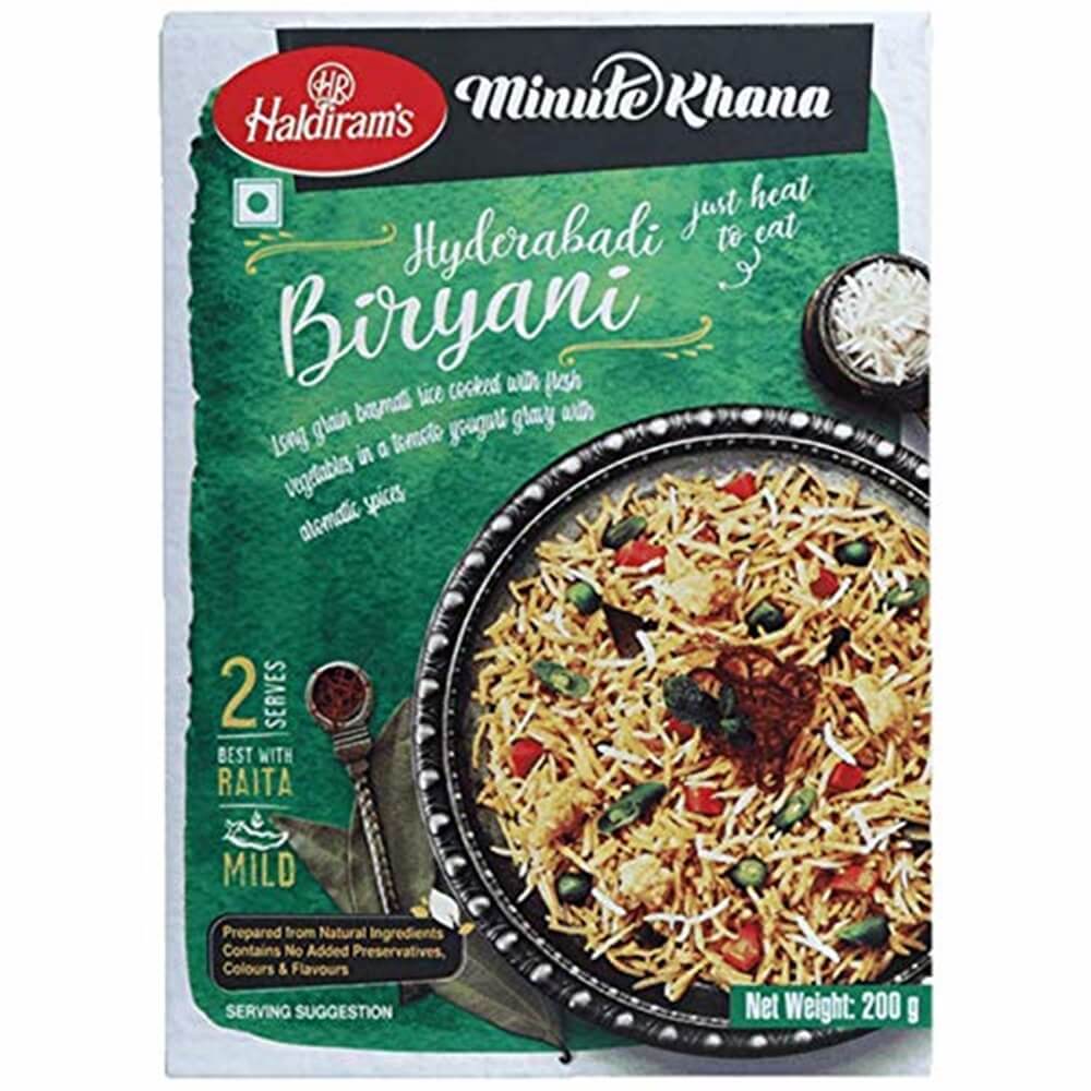 Haldiram's Ready To Eat Hyderabadi Biryani | Grocsy