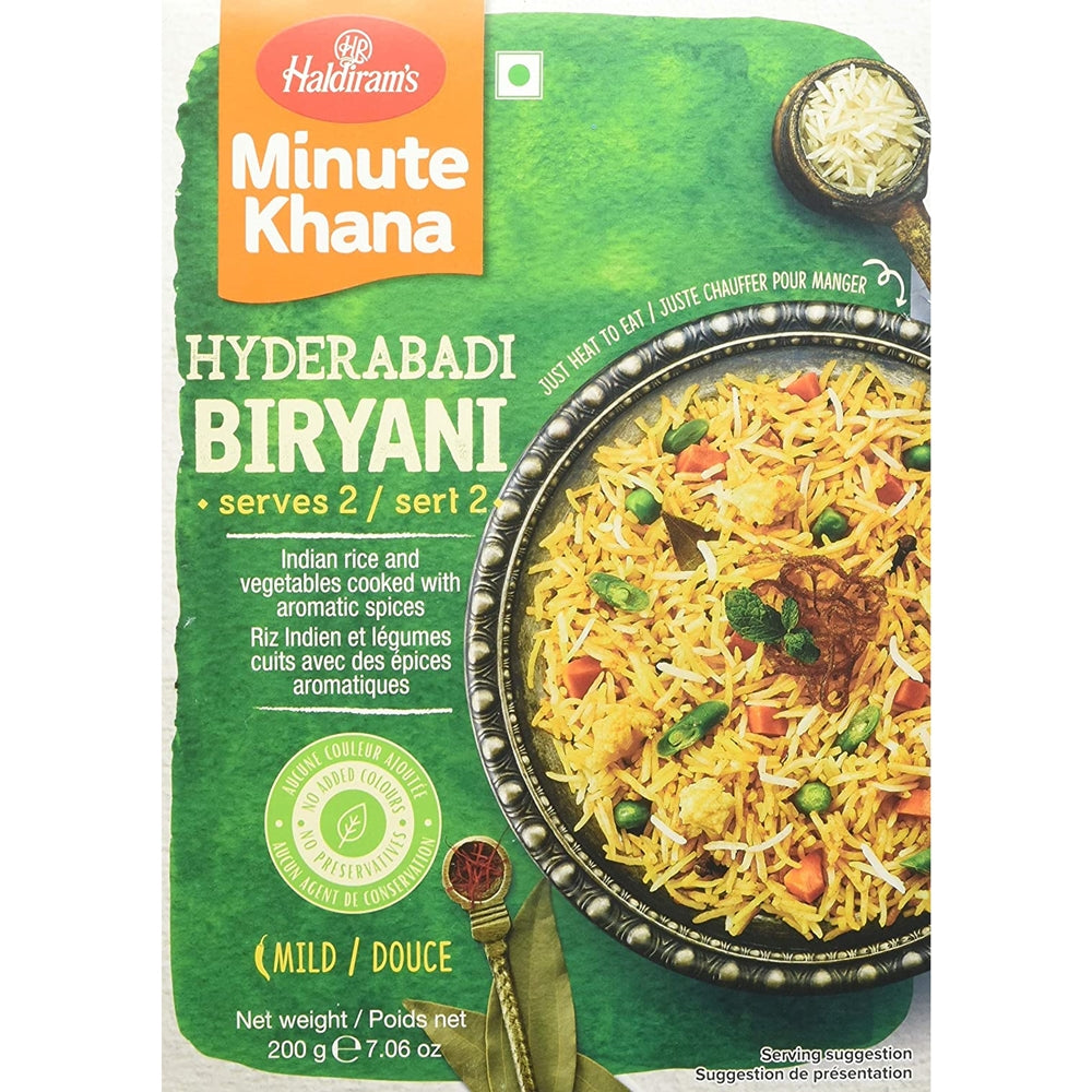Haldiram's Ready To Eat Hyderabadi Biryani | Grocsy