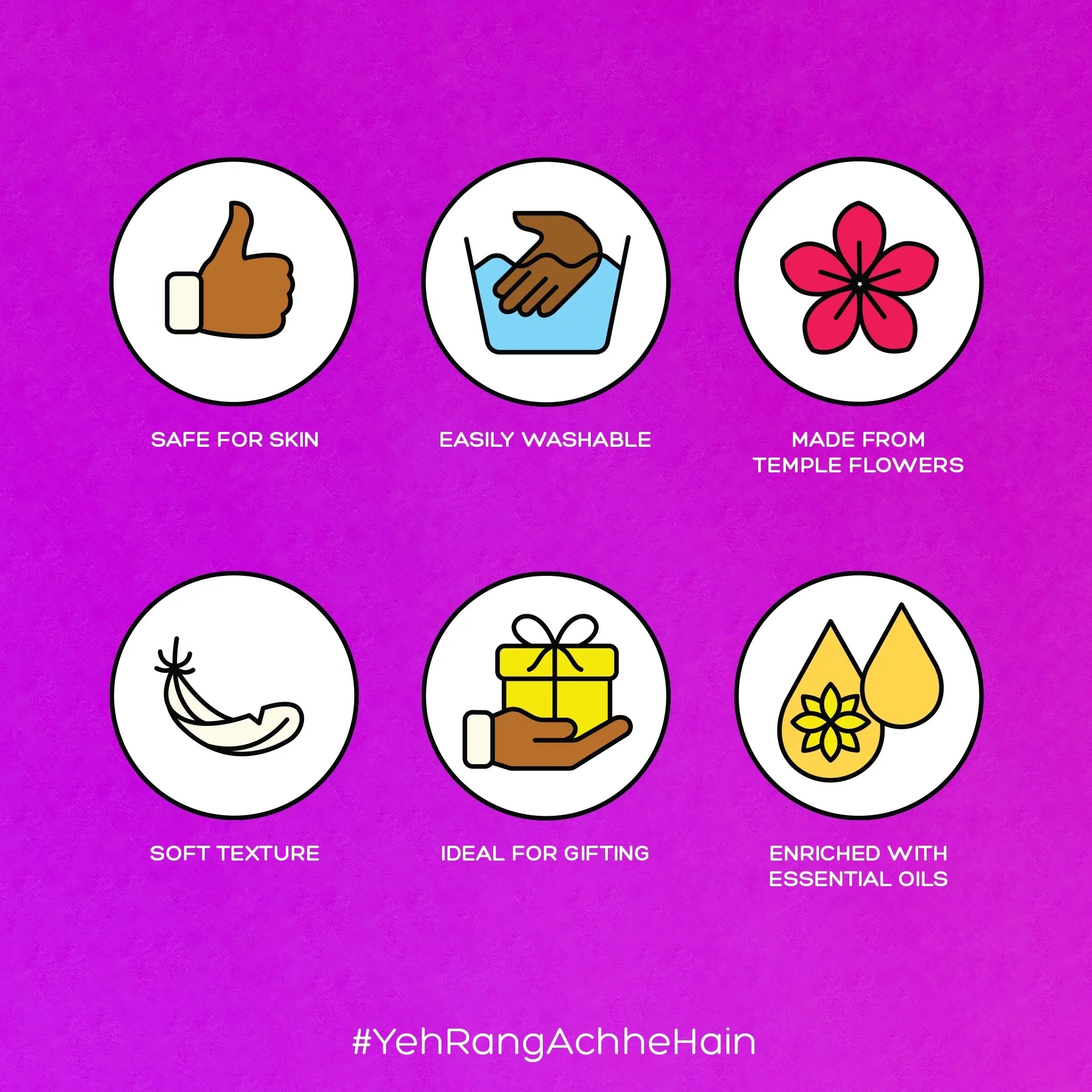 Phool Green Natural Gulaal | Grocsy
